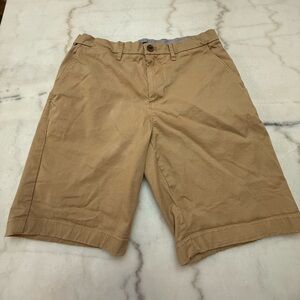 Tommy Hilfiger Men's Khaki Flat Front Shorts